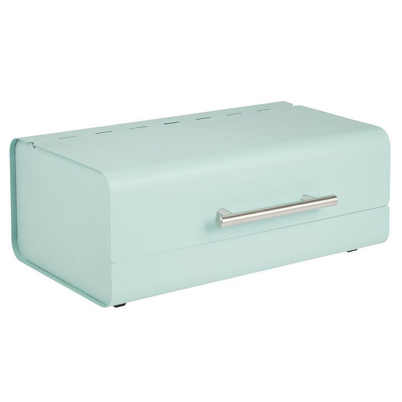 mDesign Metal Kitchen Countertop Bread Box， Home Storage Bin