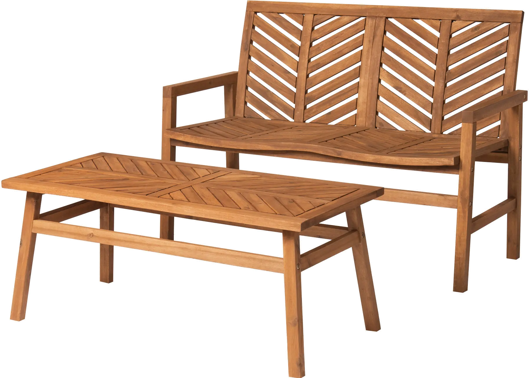 Vincent Natural 2 Piece Patio Chair Set