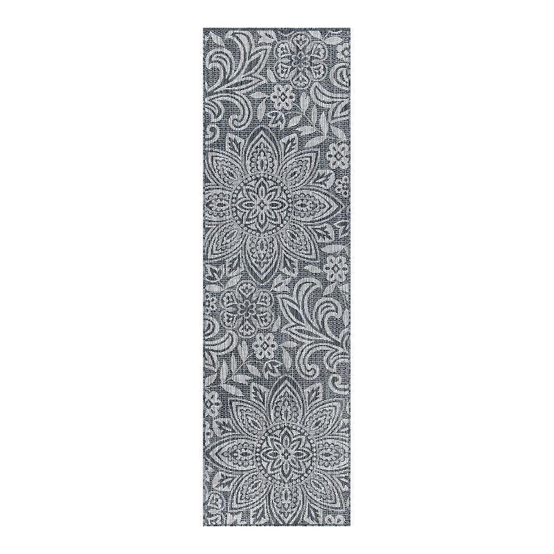 KHL Rugs Savine Floral Indoor Outdoor Rug