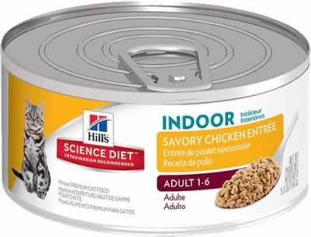 Hill's Science Diet Indoor Cat Savory Chicken Can 5.5 oz.