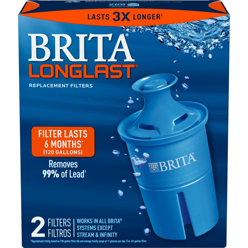 BRITA LONGLAST FLTR 2PK