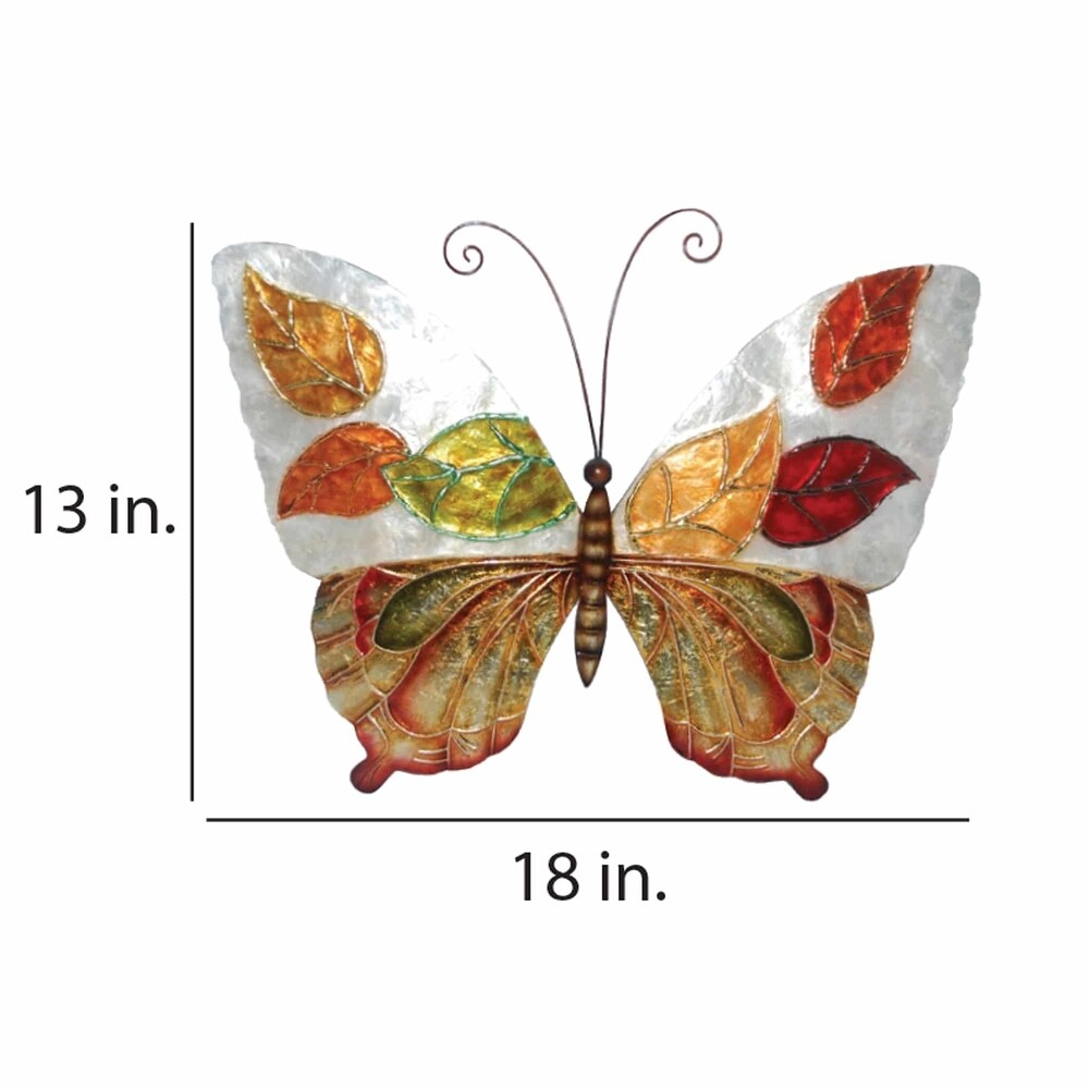 Butterfly Wall Decor Leaves (m2061)   1 x 18 x 13