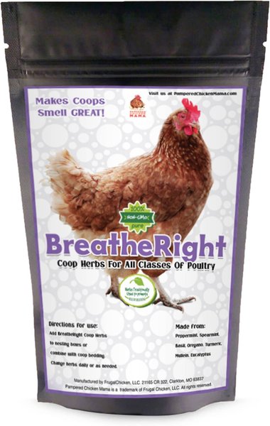 Pampered Chicken Mama BreatheRight Poultry Nesting Box and Coop Herbs