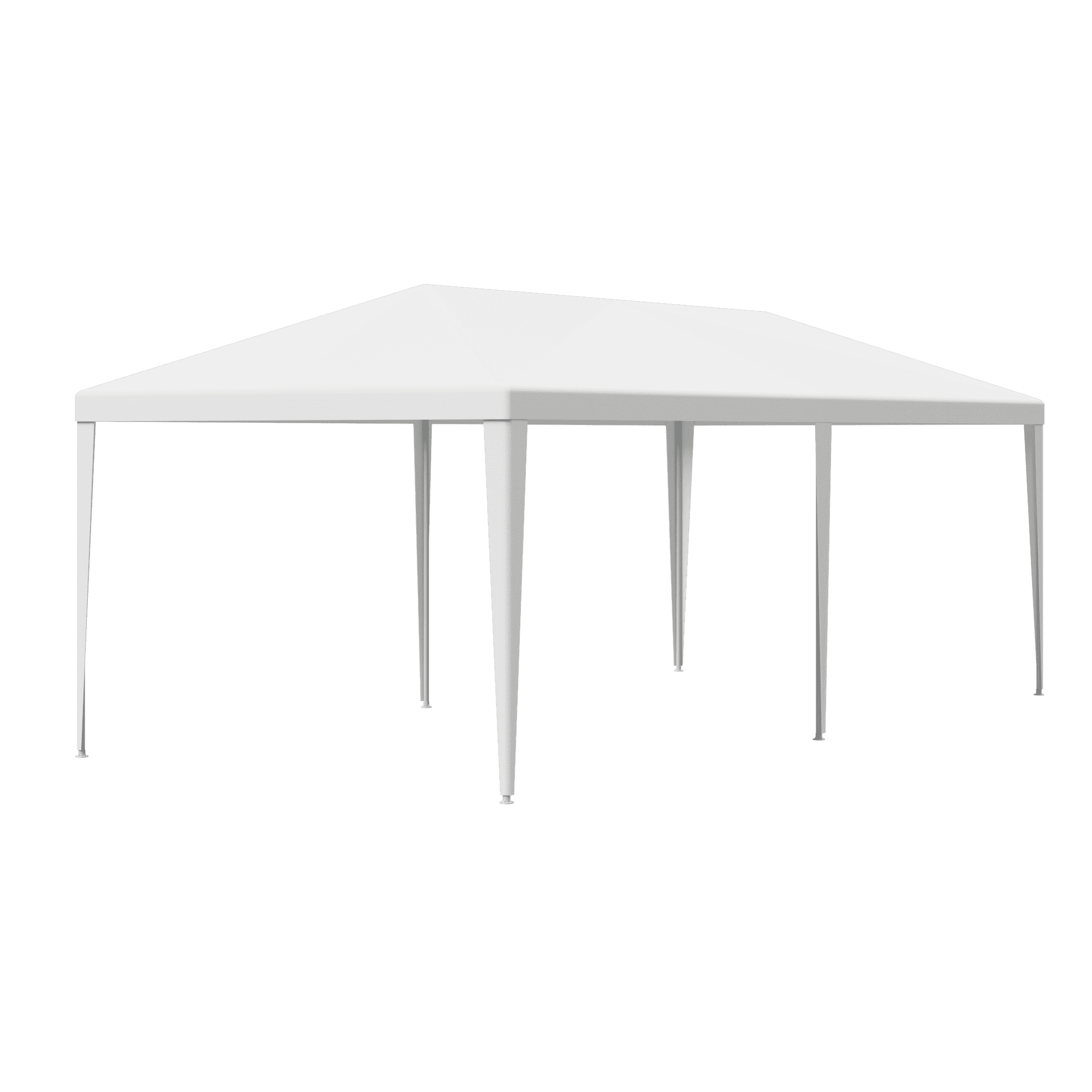 ZENSTYLE Patio Wedding Party Tent Set White Waterproof Canopy - 10 x 20'