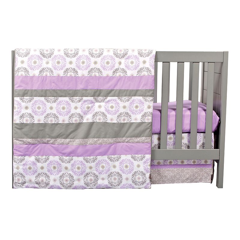 Trend Lab Medallion 3-pc. Crib Bedding Set