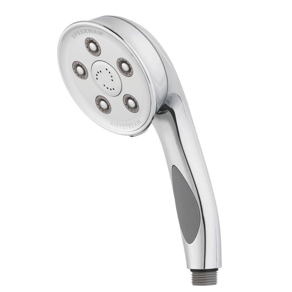 Speakman 3-Spray 3.8 in. Single Wall Mount Handheld Adjustable Shower Head in Polished Chrome VS-3014