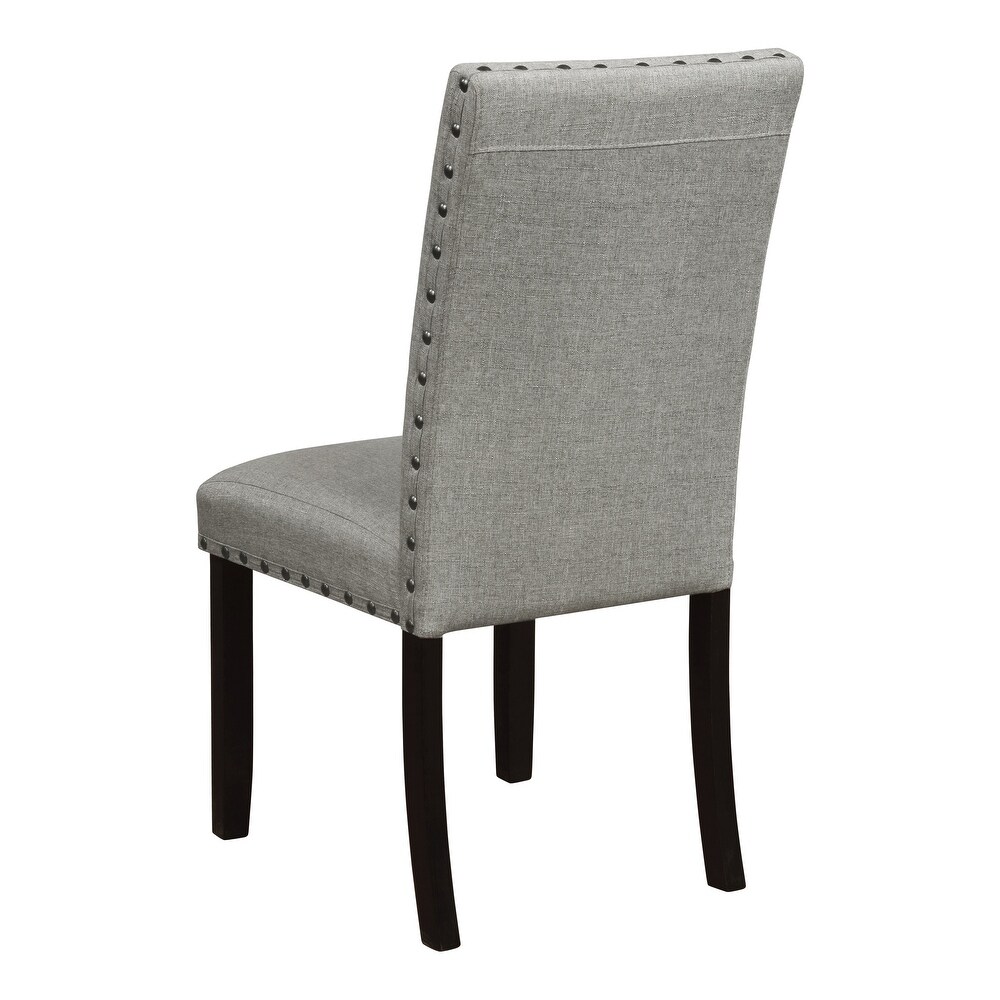 Rivington Upholstered Dining Chairs with Nailhead Trim (Set of 6)