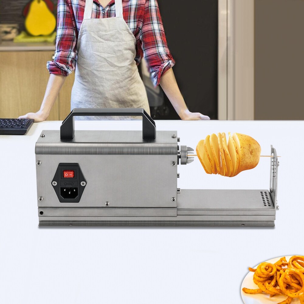 Electric Potato Slicer Tornado Potatoes Spiral Cutter Machine