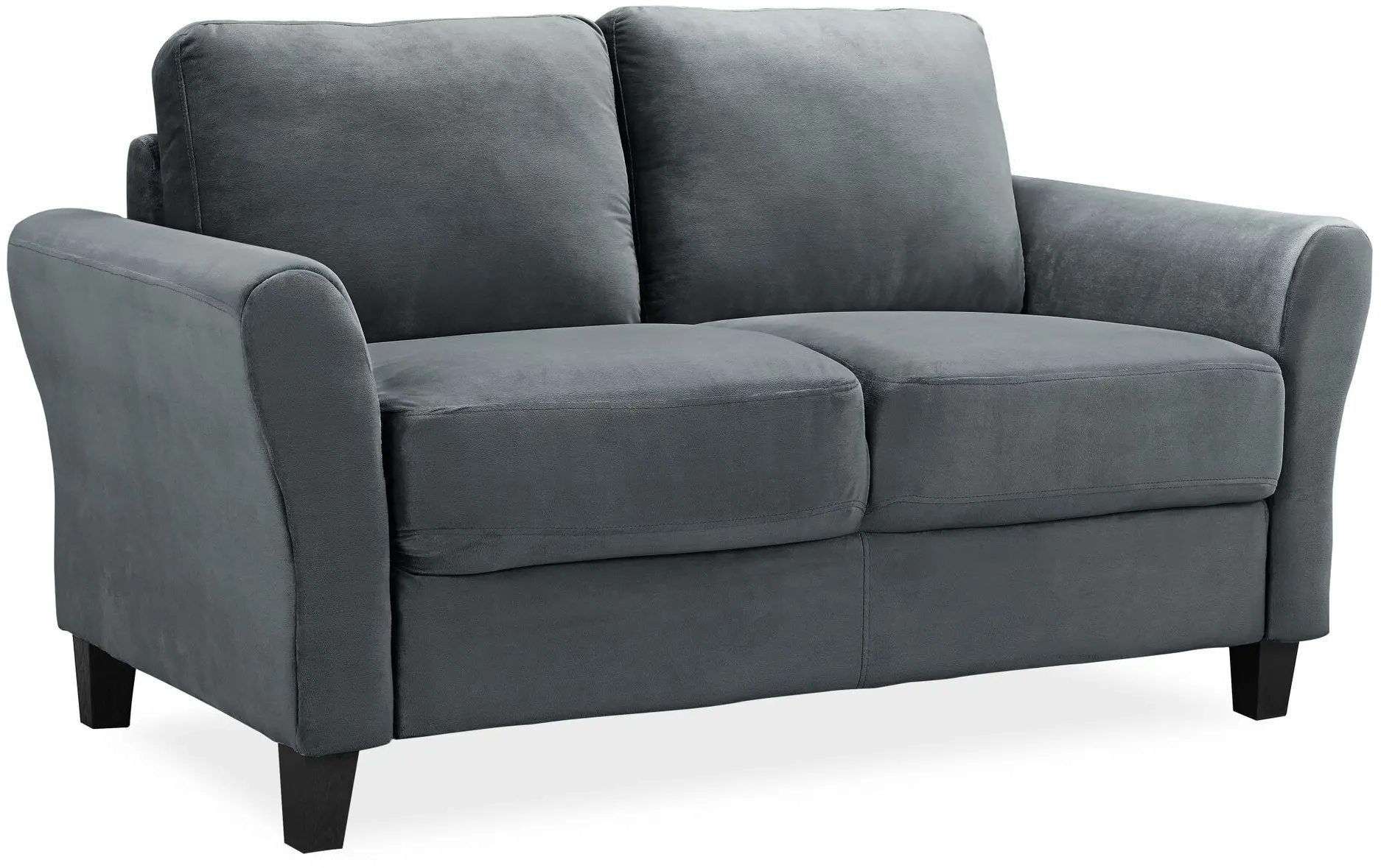 Milani Dark Gray Loveseat