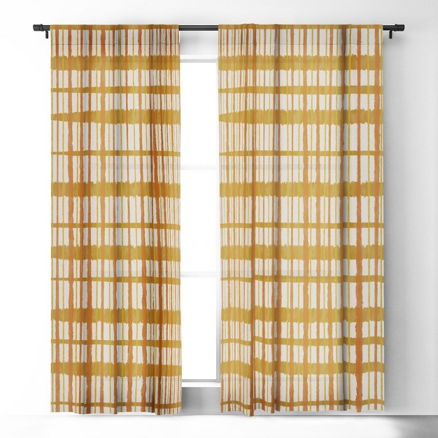 1pc Blackout Window Curtain Panel Deny Designs