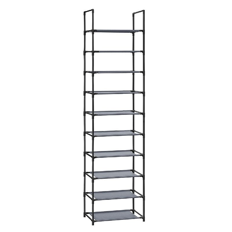 Shoe Rack， 10 Tier Shoe Shelf， Shoe Storage Organizer， Space-Saving