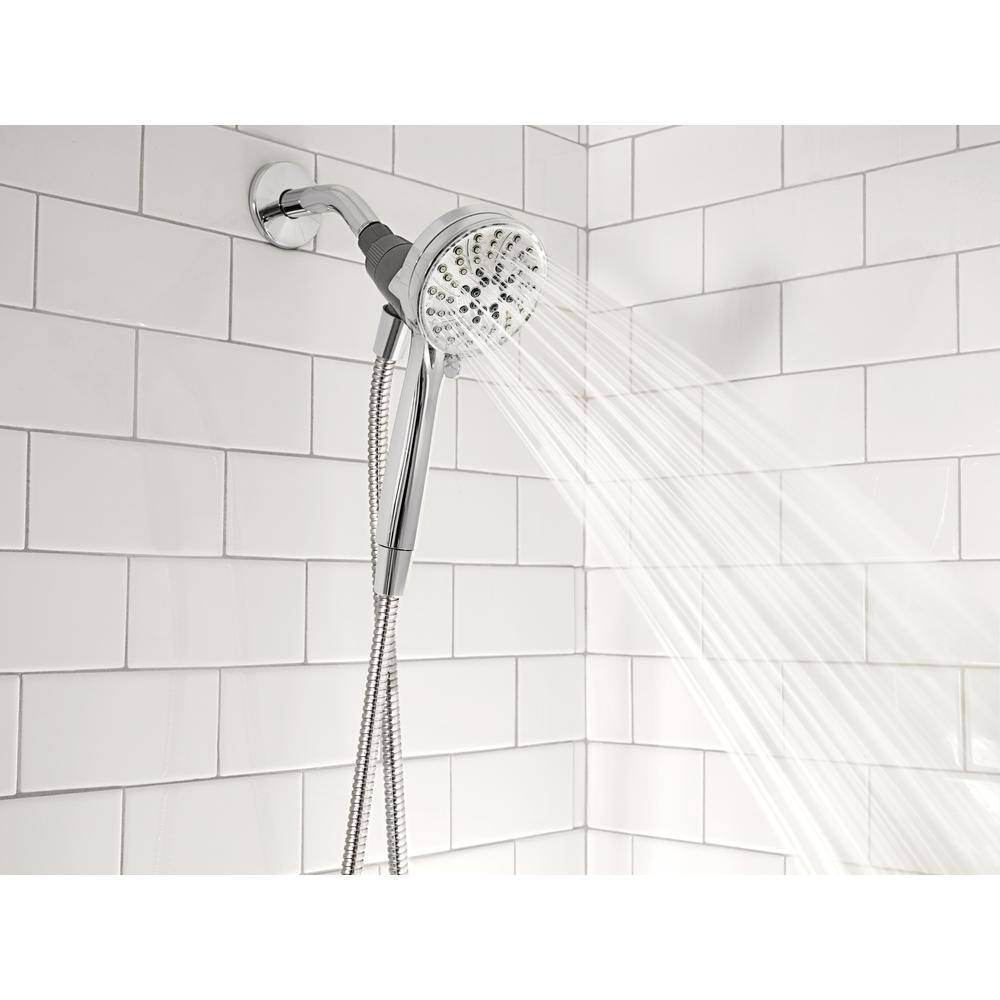 MOEN Darcy with Magnetix Single-Handle 6-Spray 3.75 in. Tub and Shower Faucet in Chrome (Valve Included) 82560