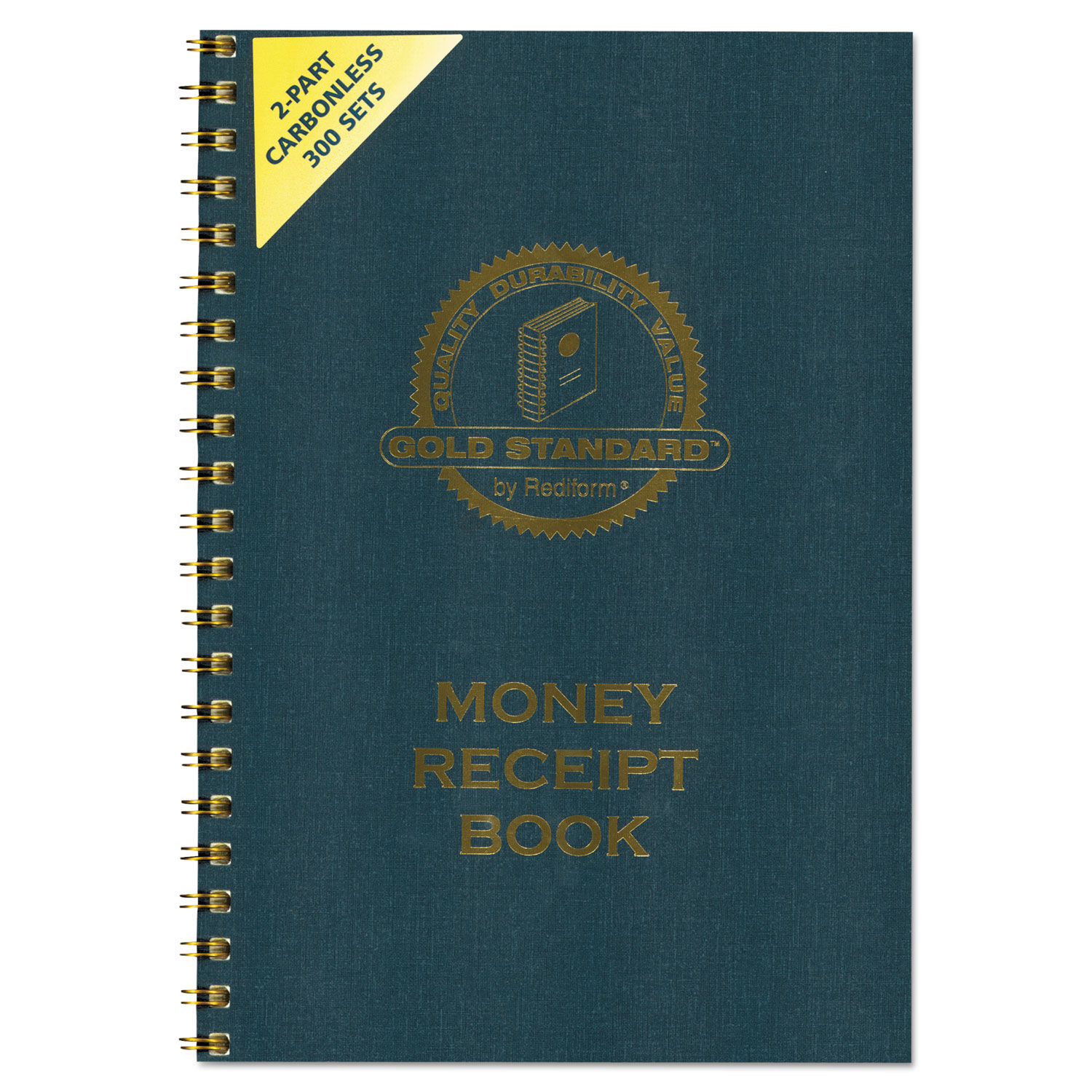 Gold Standard Money Receipt Book by Rediformandreg; RED8L810