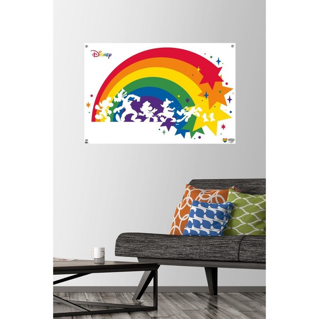 Trends International Disney Mickey Mouse amp Friends Rainbow Unframed Wall Poster Prints