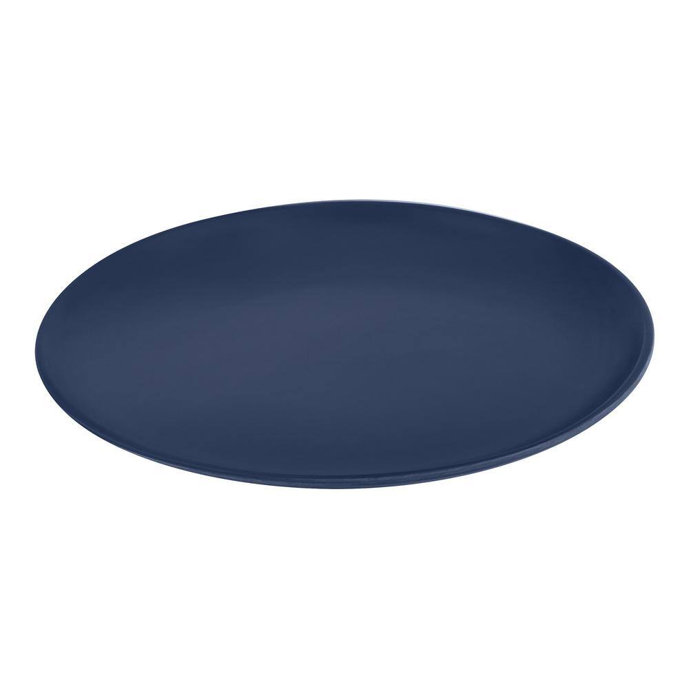 StyleWell Taryn Melamine Salad Plates in Matte Midnight Blue (Set of 6) AA5479MID