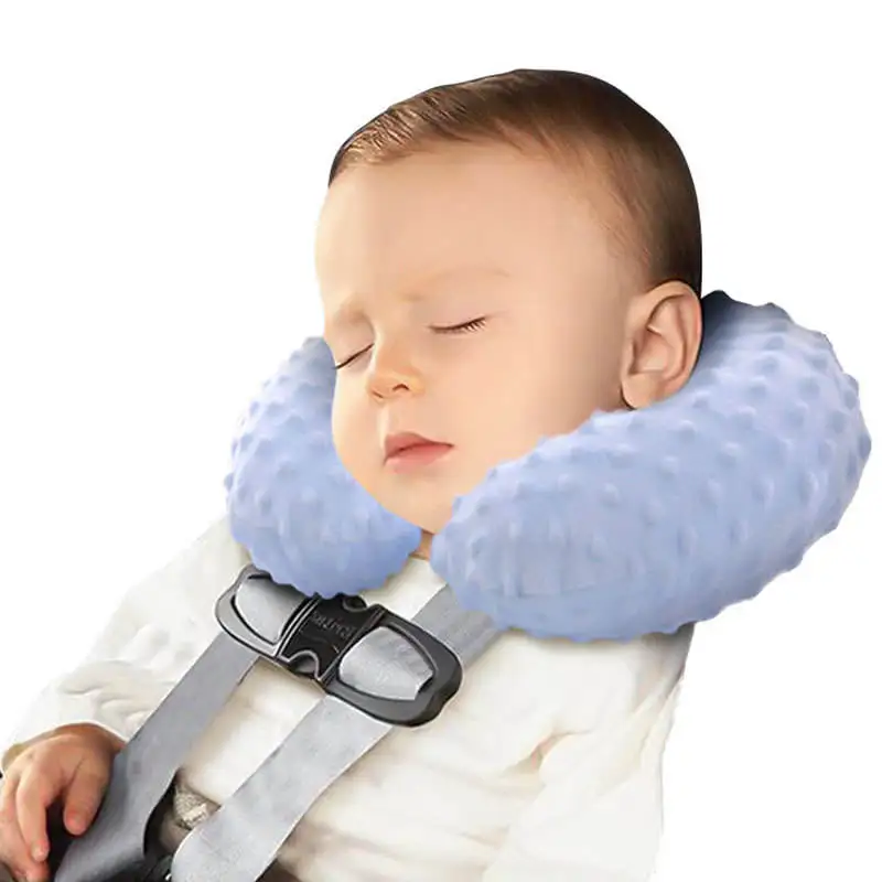 Popular Airplane PVC Air Inflatable Support Soft Cushion Travel Neck Pillow Sleeping Pillow