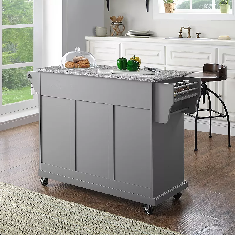 Crosley Full Size Granite Top Kitchen Cart