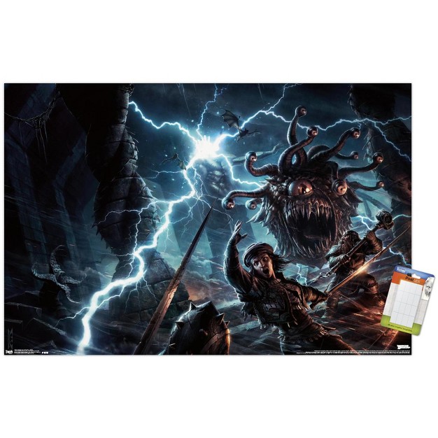 Trends International Dungeons And Dragons Battle Unframed Wall Poster Prints