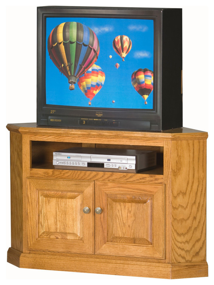 Eagle Furniture 41 quotCorner TV Cart   Transitional   Entertainment Centers And Tv Stands   by Eagle Furniture  Houzz