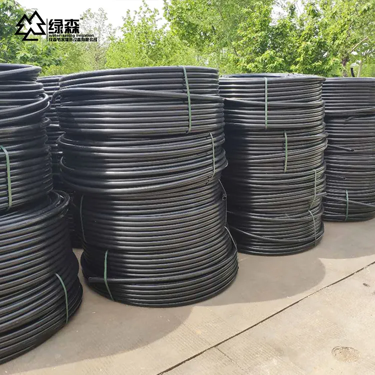 High Quality Durable Garden Farmland Irrigation Water Pipe Black PE Coil Irrigation Water Main Pipeline HDPE Pipe