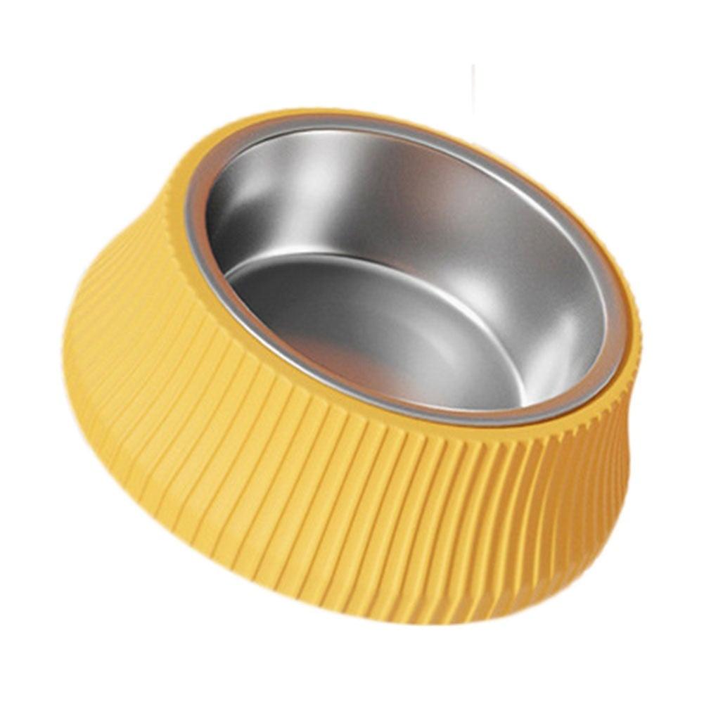 Stainless steel pet dog bowl feeder