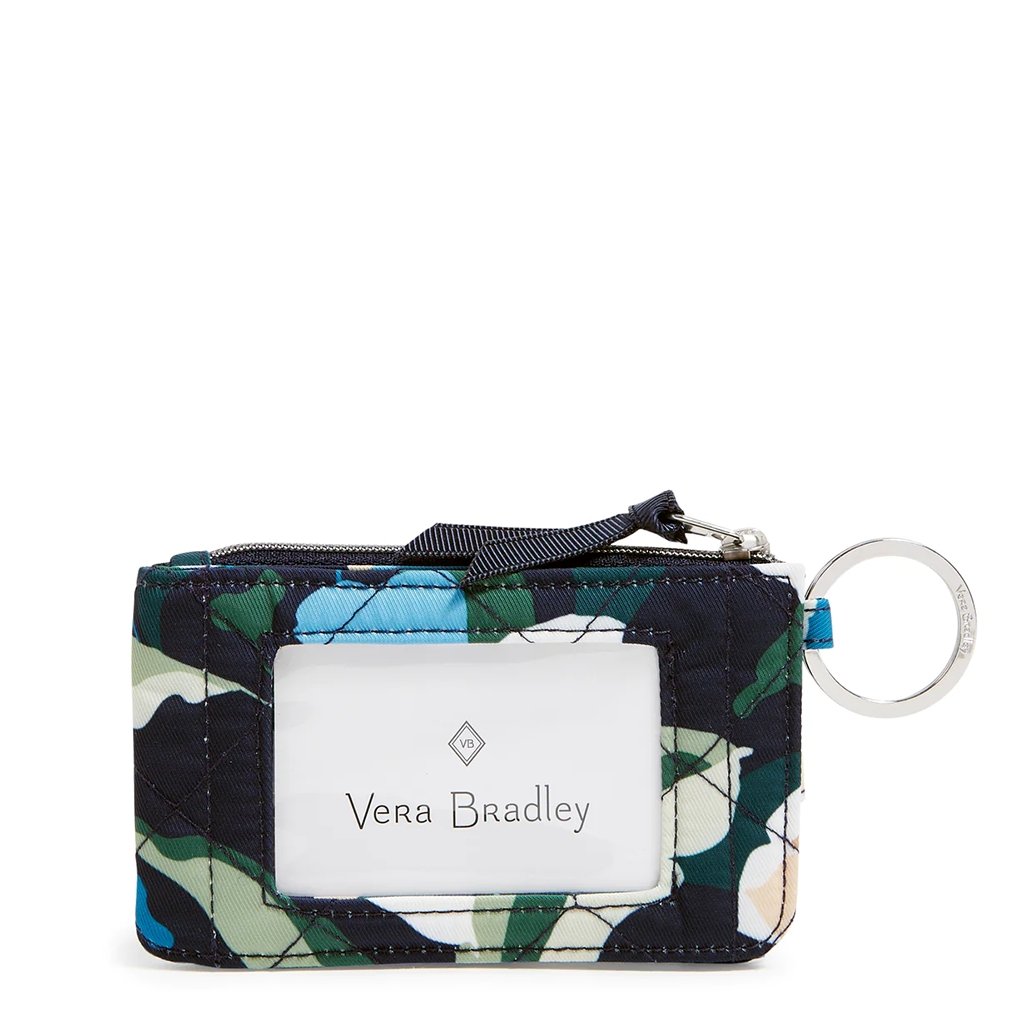 Vera Bradley  RFID Deluxe Zip ID Case in Immersed Blooms