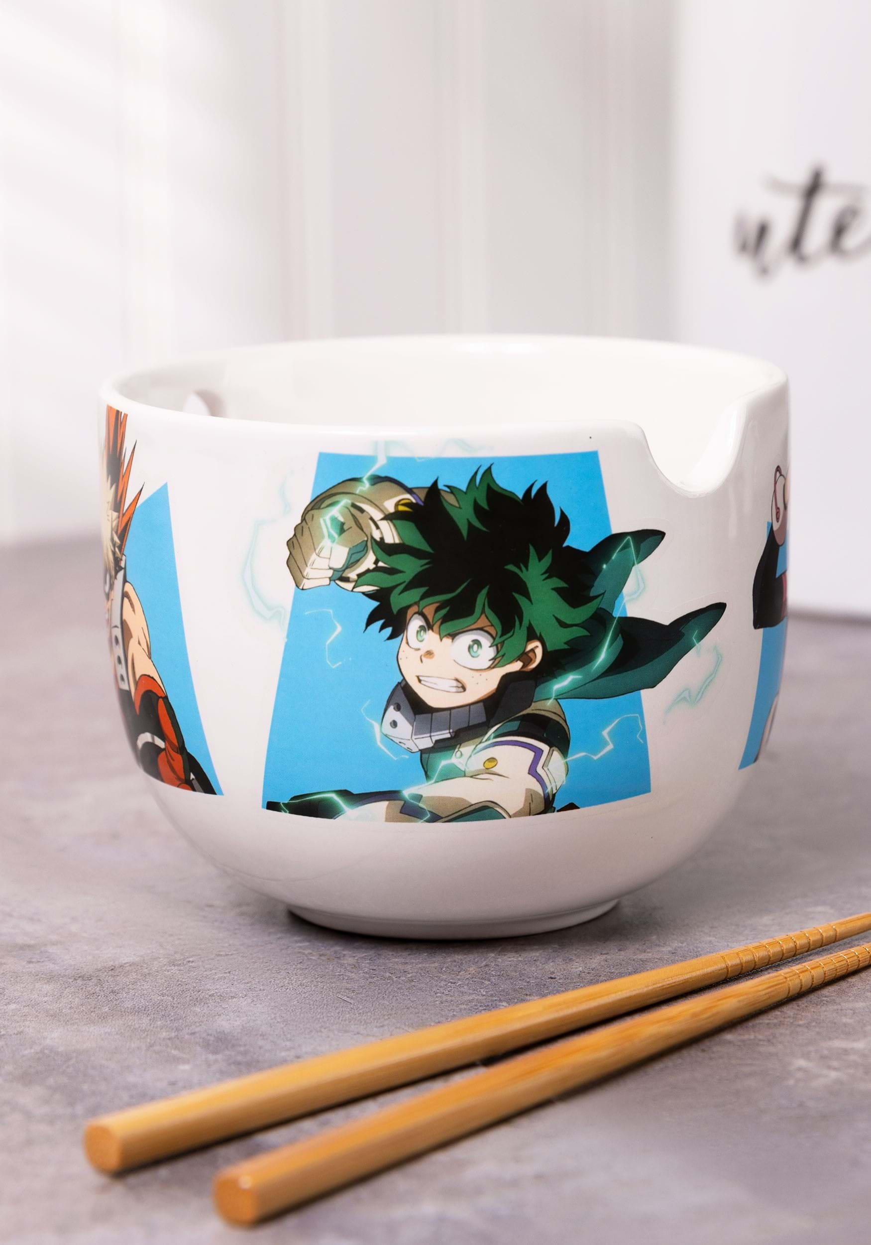 My Hero Academia Heroes and Villains Ramen Bowl Set