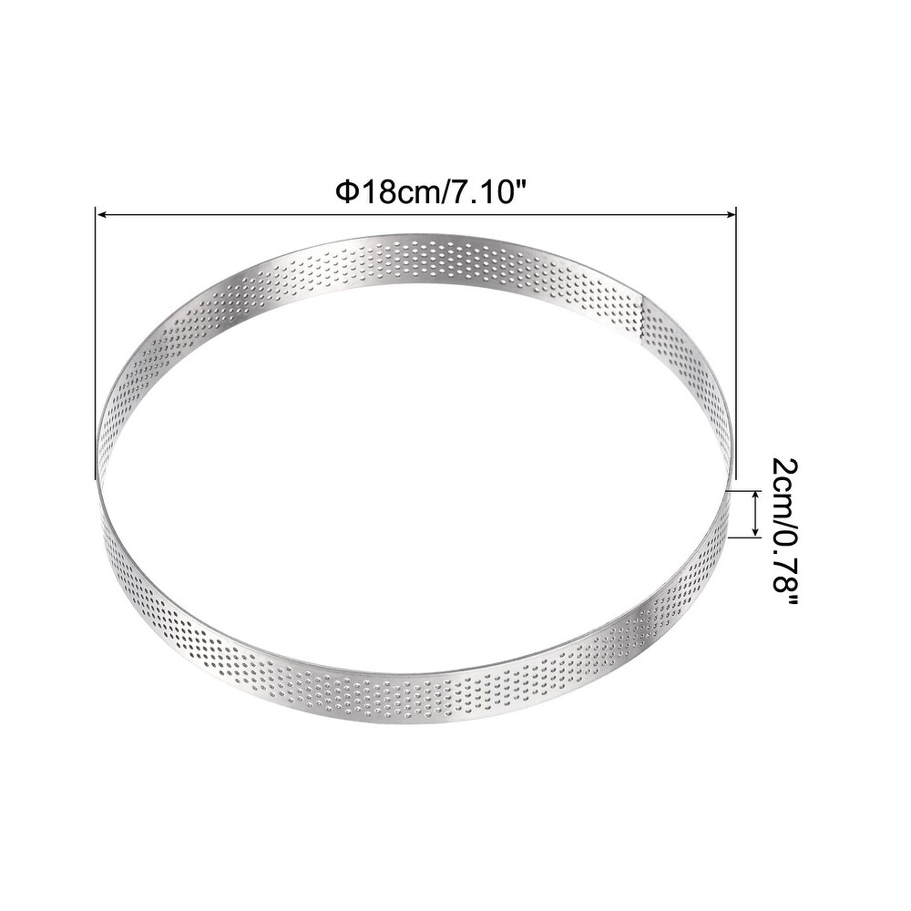 Stainless Steel Circular Cake Rings 7.1\