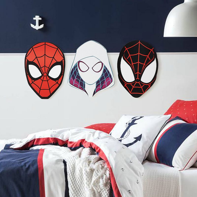 Idea Nuova Marvel Spider-Man Cut Out Wall Art 3-piece Set