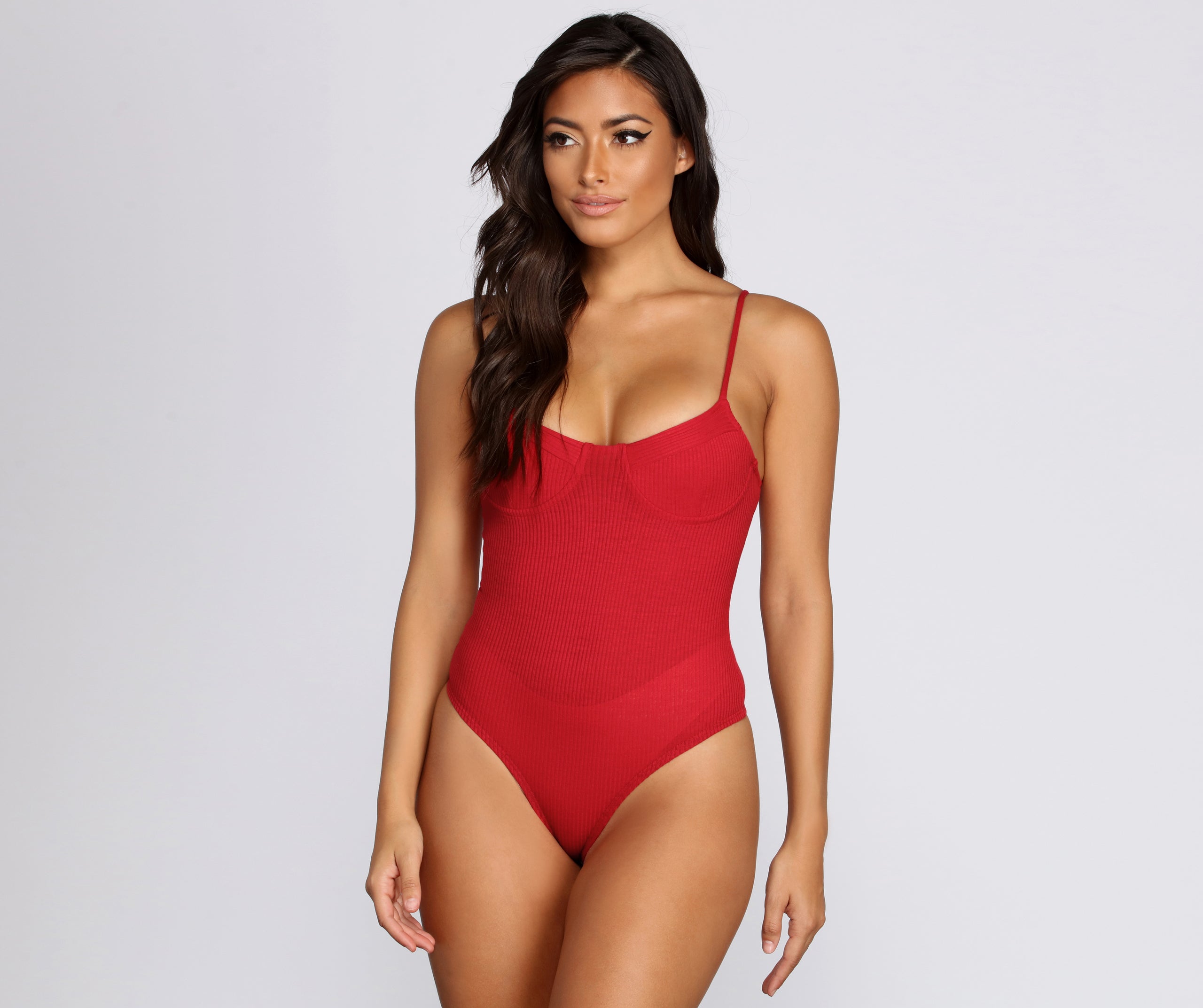 Hot Fire Bustier Bodysuit