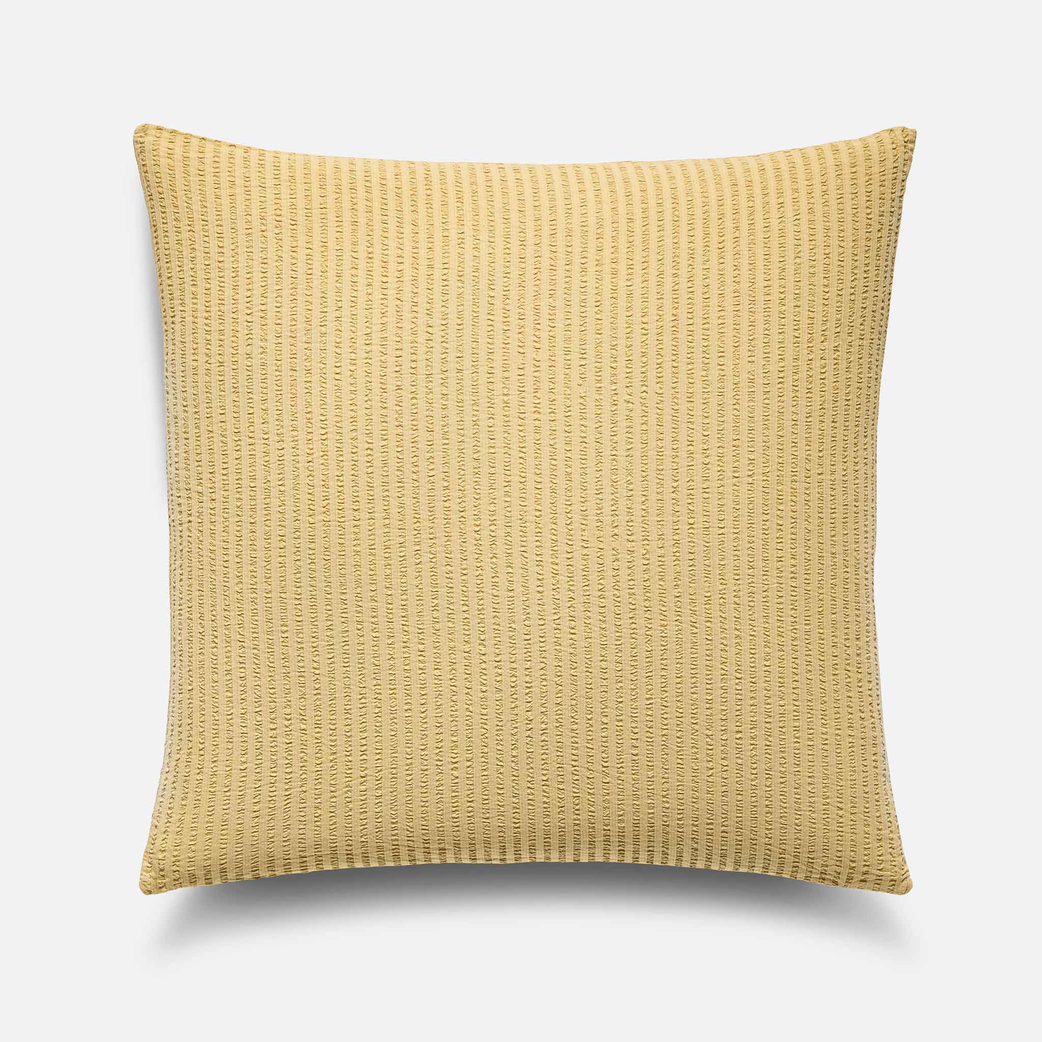 Textured Stripe Square Pillow Cover