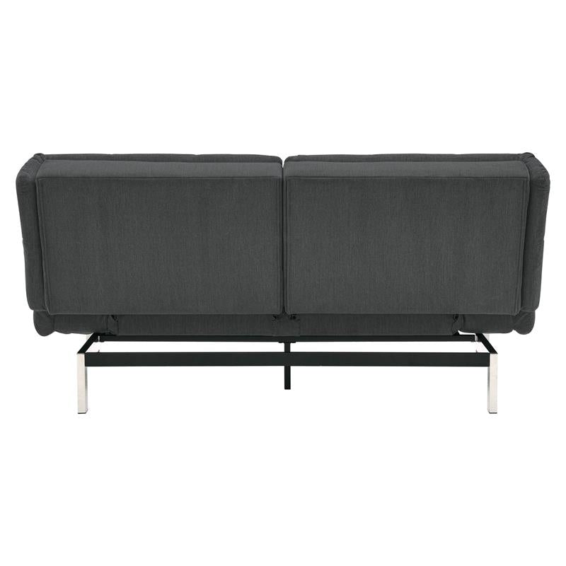 Relax-A-Lounger Winchester Sofa Convertible in Gray Fabric Upholstery