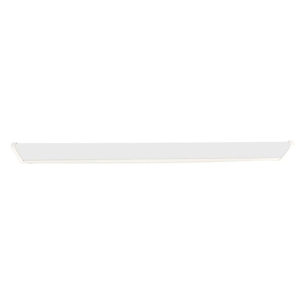 Commercial Electric 4 ft. 7500 Lumens LED Wraparound Light Garage Light Shop Light Office 120-277v 4000K Bright White 0 to 10 Volt Dimmable 568031410