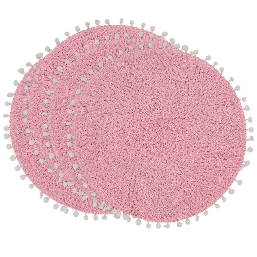 Pom Pom Design Placemats (Set of 4)