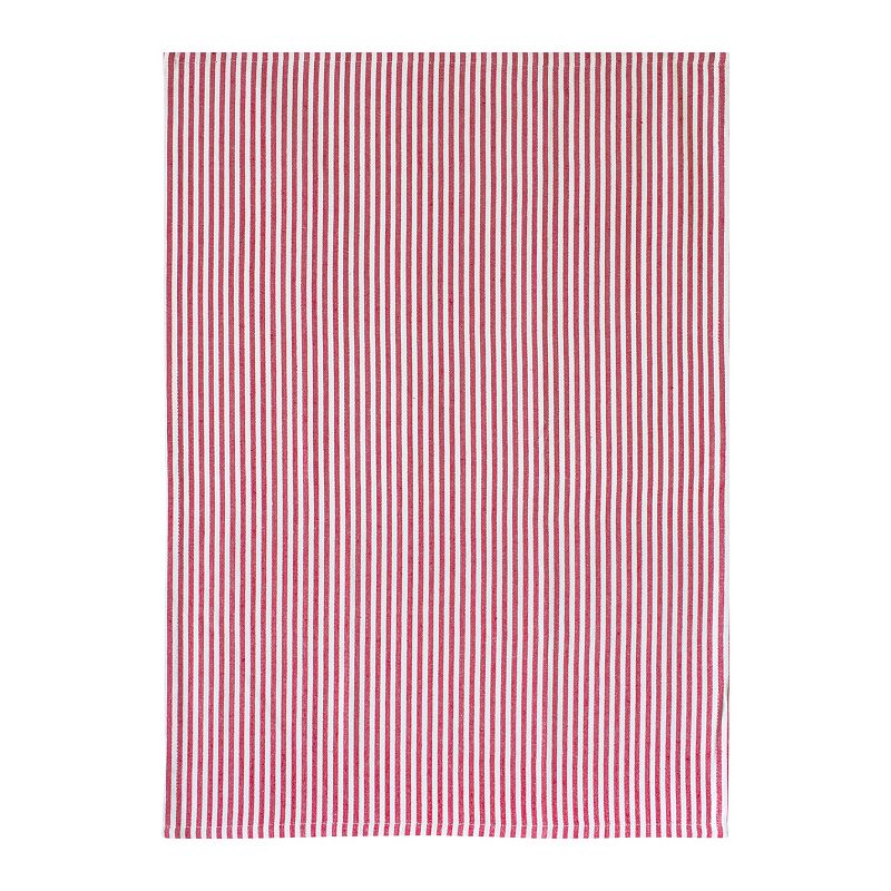 Red Striped Tea Towel (set Of 3)