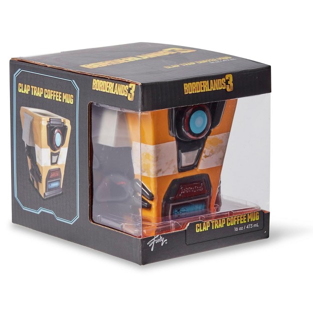 Just Funky Borderlands Claptrap 16oz Molded Ceramic Mug