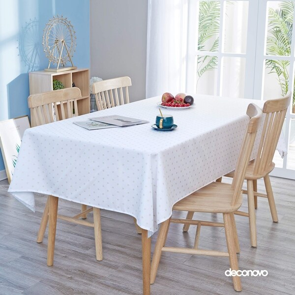 Stars Pattern Tablecloth Printed Oxford Square Decorative Table Cloth