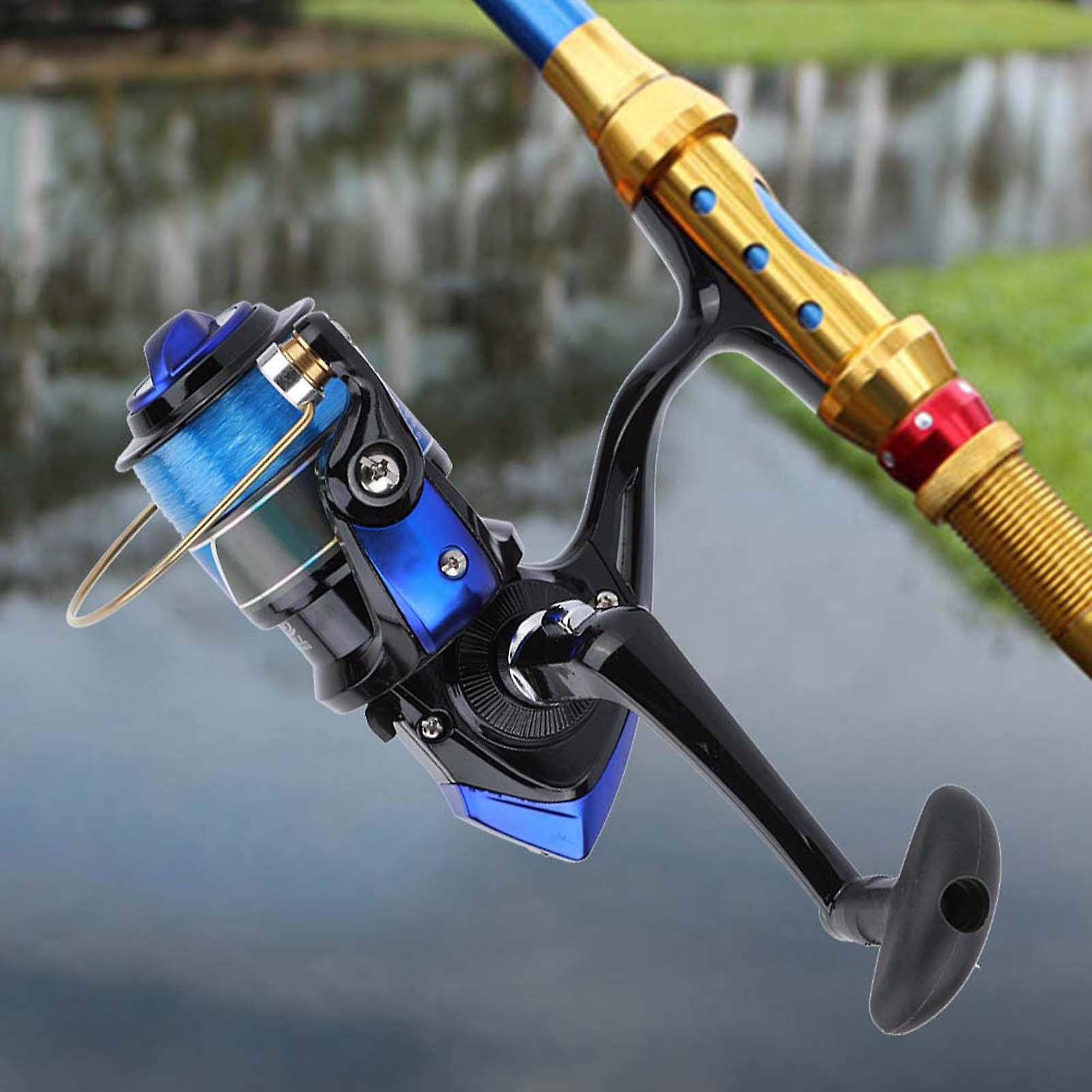 Plastic Spinning Reel Fishing 12bb For Fresh/salt Water Sea Fishing Wheel Yf Series Black5000