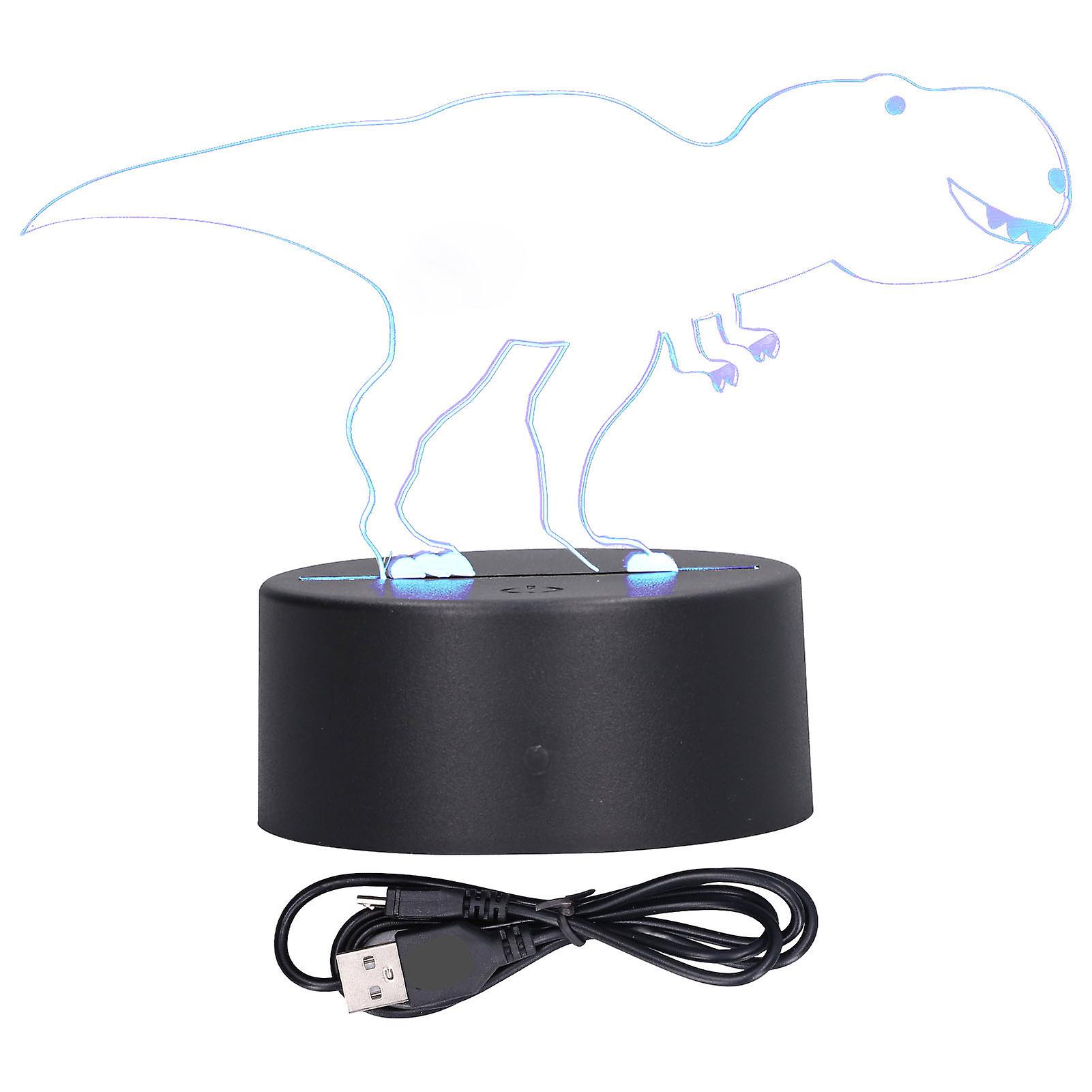 Led Night Light Colorful 3d Touch Led Tyrannosaurus Night Light Bedside Lamp Children's Birthday Gift