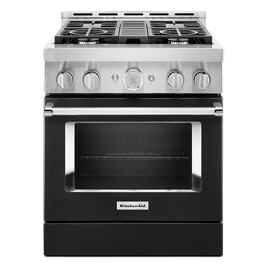 KitchenAid KFGC500JBK 303939 Smart CommercialStyle Gas Range with 4 Bur