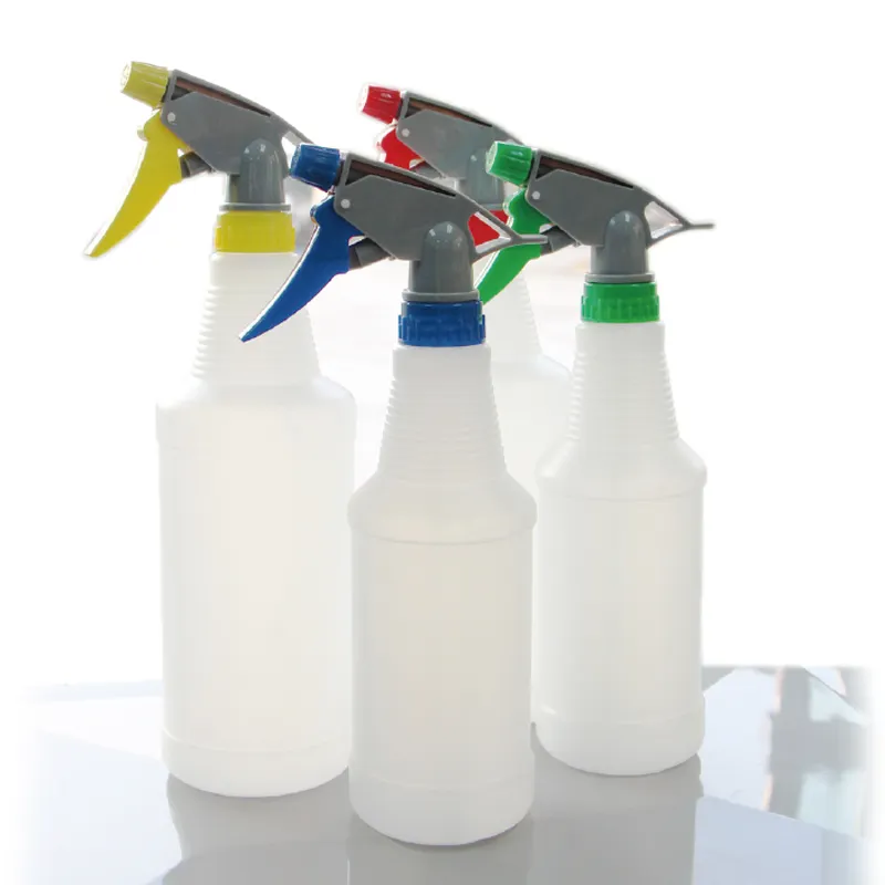 Household gardening cleaning tool supplies 500ml chemical trigger spray bottles for cleaning products