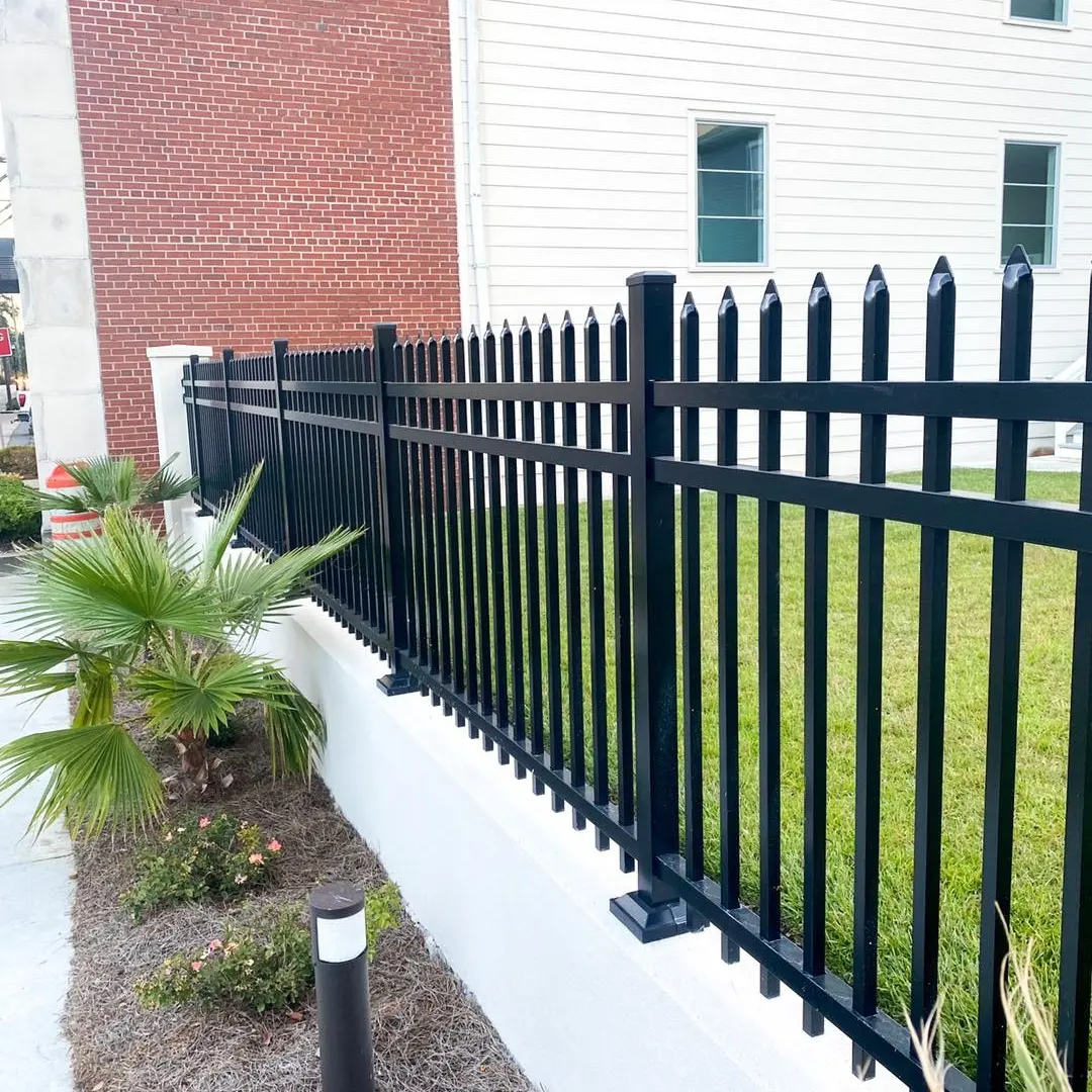 Cheap Aluminium Fencing panel fence decorative black powder coated