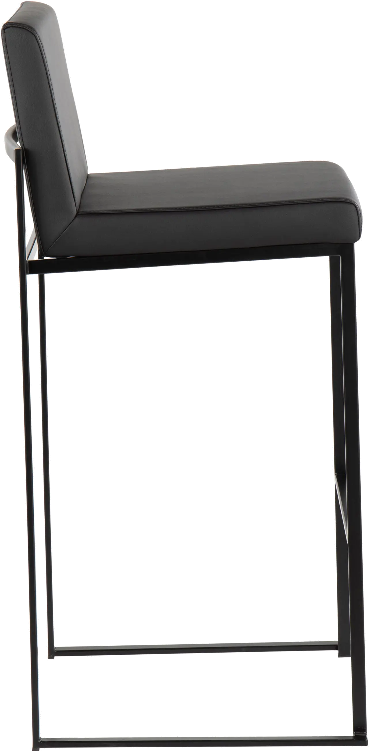 Fuji Black Bar Stool， Set of 2