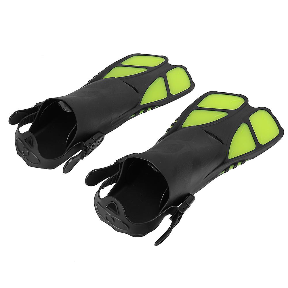 Adjustable Adult Diving Fins Comfortable Snorkeling Swimming Flippers Assistant Equipmentfluorescent Yellow