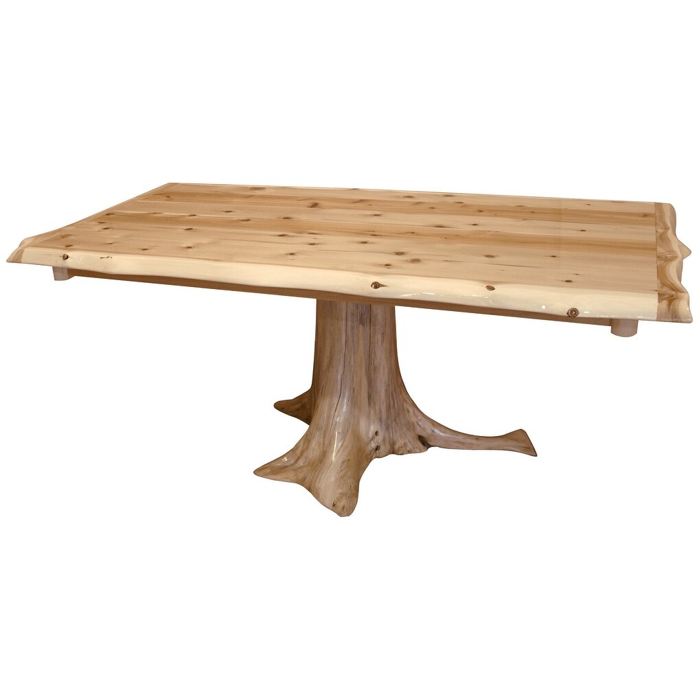 White Cedar Log - Stump Table