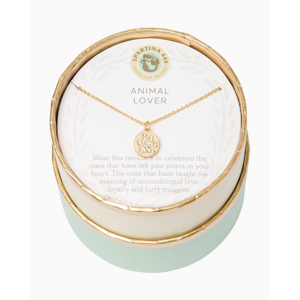 Spartina  Sea La Vie Animal Lover Necklace Gold Tone