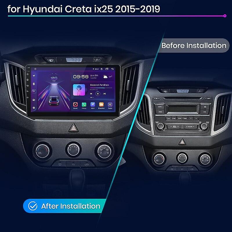 Carplay Android Auto Car Radio For Hyundai Creta ix25 2015- 2016 2017-2019 Multimedia GPS autoradio