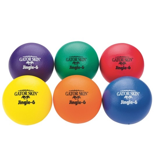 Gator Skin Jingle Balls  6 Asst Colors