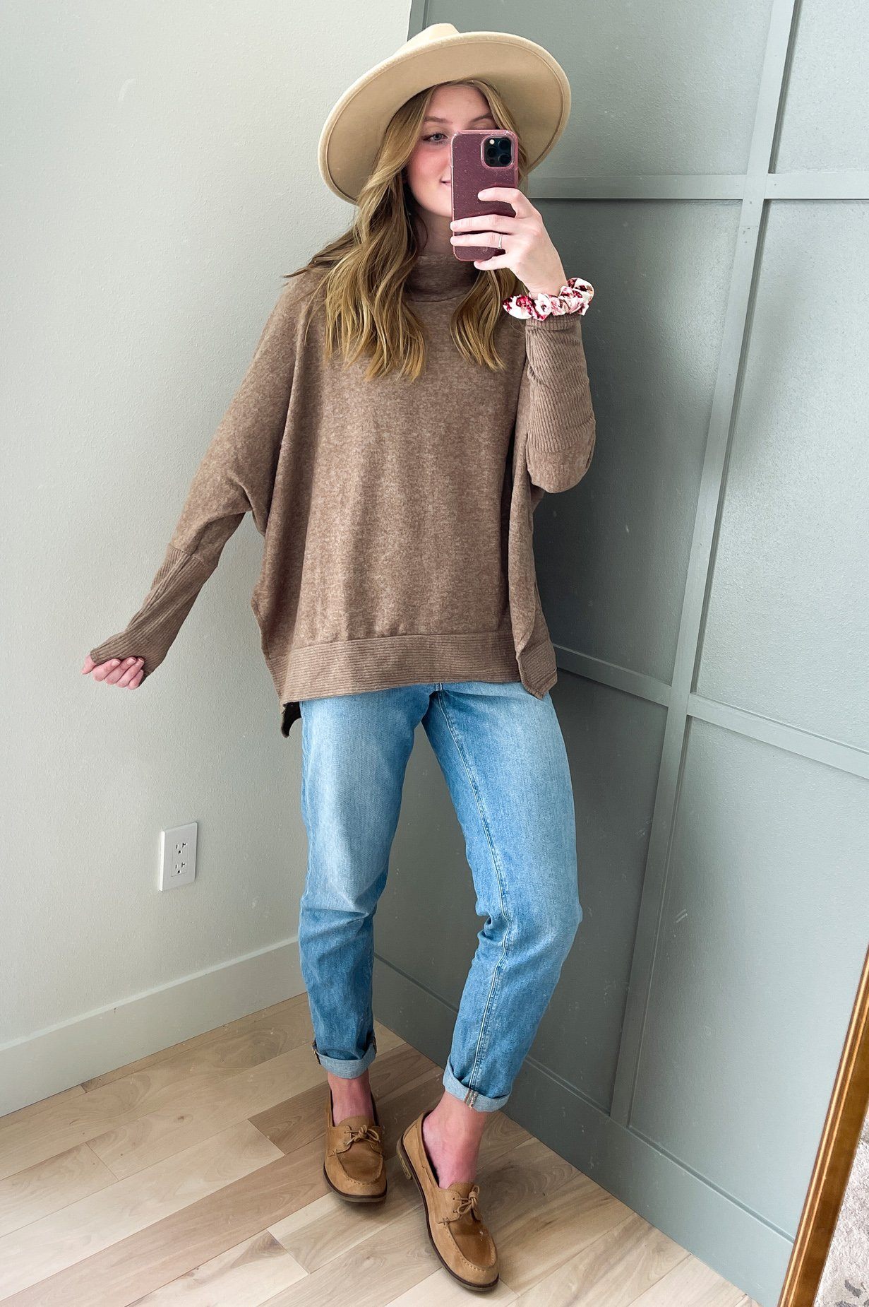 Comfy Cozy Modest Cowl-neck Sweater