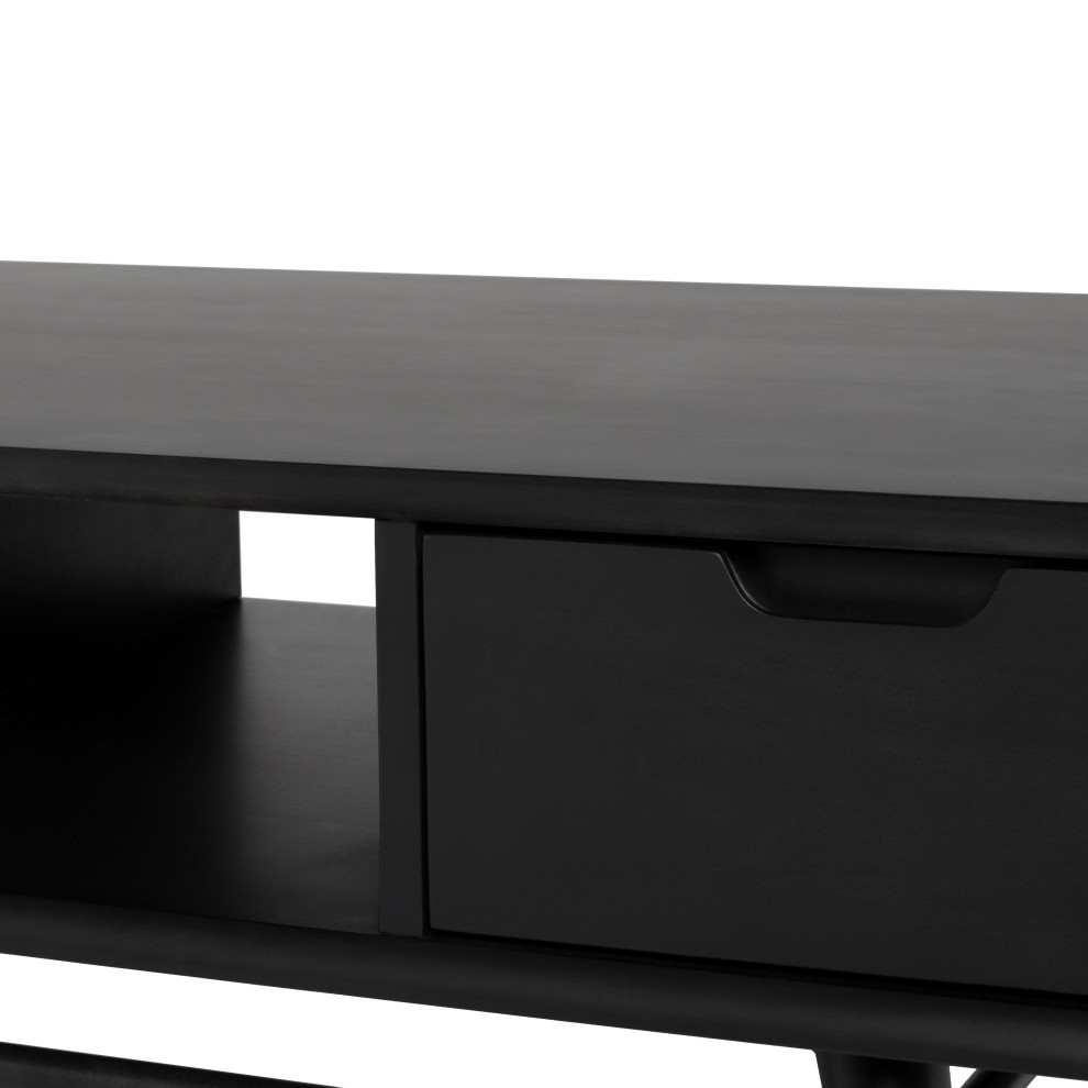 Jake Coffee Table  Black   Midcentury   Coffee Tables   by Nuevo  Houzz